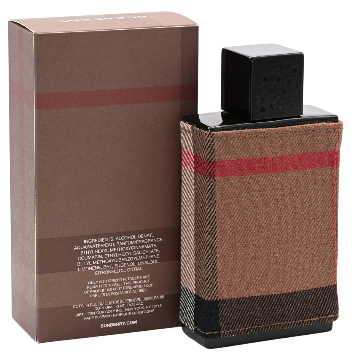 BURBERRY LONDON By Burberry 3.3 / 3.4 oz EDT cologne For Men New in Box 3614226905215