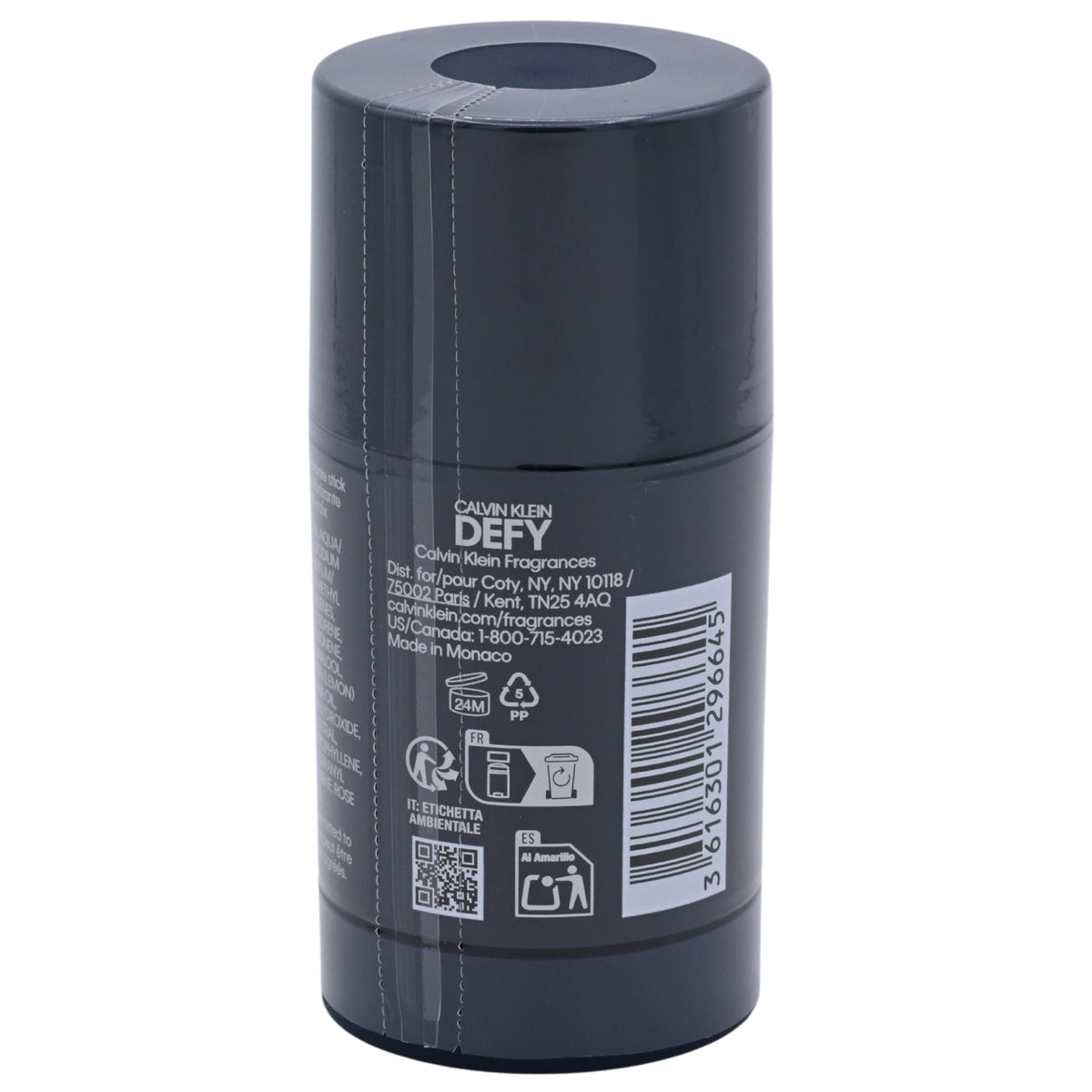 Calvin Klein Defy Deodorant Stick (Alcohol-Free) for Men, 2.4 oz / 75 ml 3616301296645
