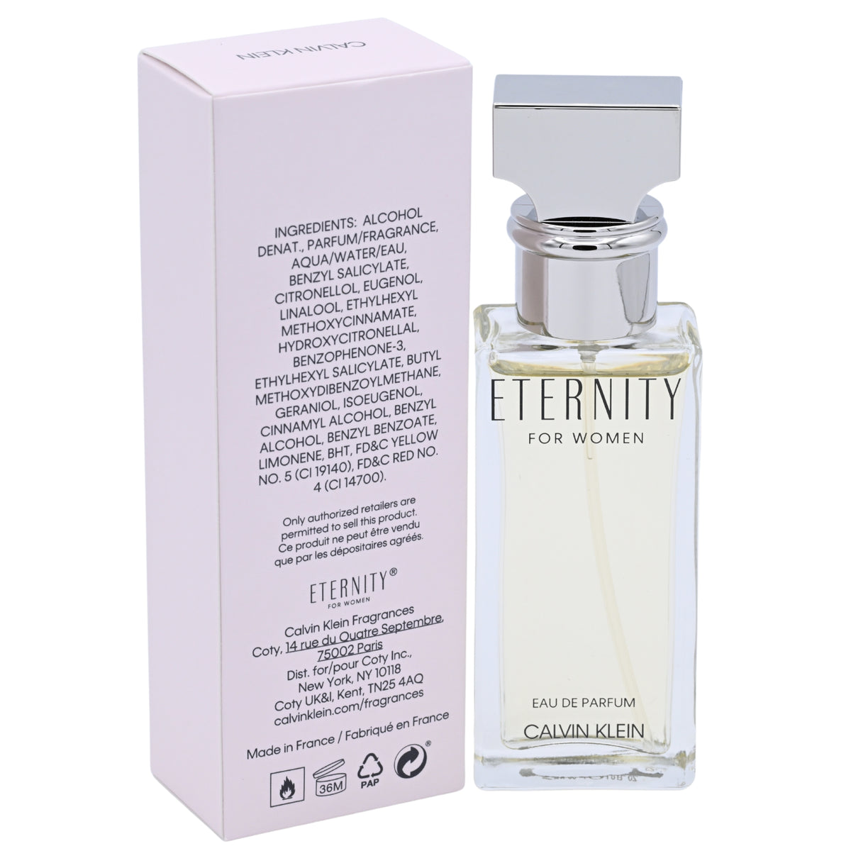 Calvin Klein Eternity Eau de Parfum Spray for Women 1.0 oz (30 ml) by Calvin Klein 088300601387