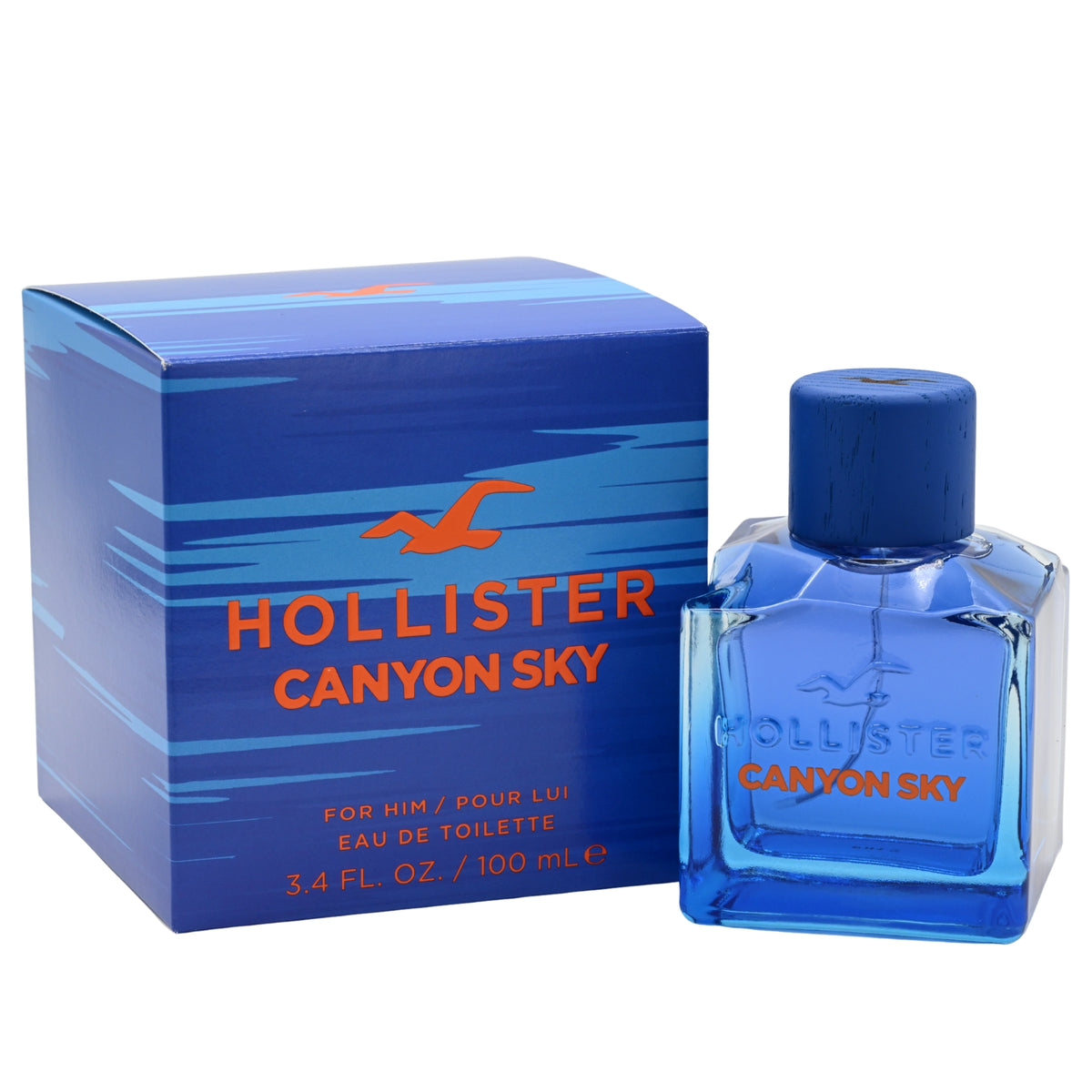 Canyon Sky By Hollister cologne for men EDT 3.3 / 3.4 oz New in Box 085715267146