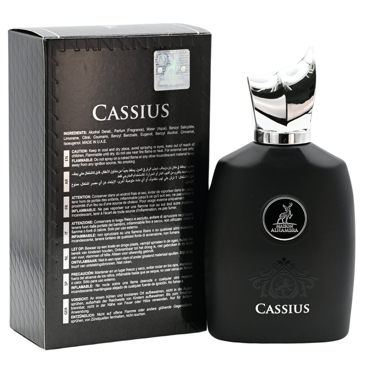 Cassius by Maison Alhambra perfume for unisex EDP 3.3 / 3.4 oz New in Box 6291108736036