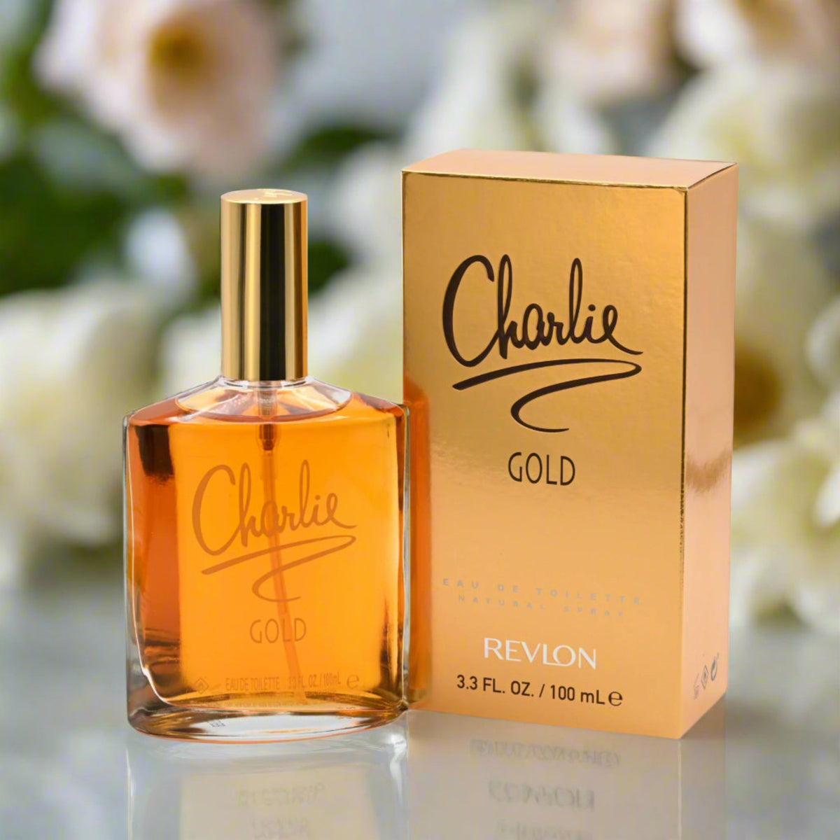 CHARLIE GOLD by REVLON Perfume 3.4 / 3.3 oz EDT For Women New in Box 5000386111838