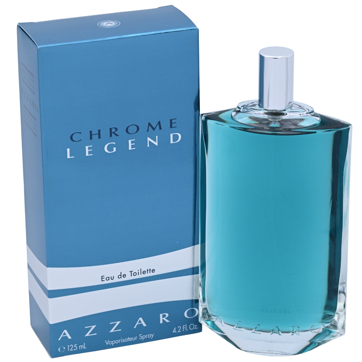 CHROME LEGEND by Azzaro Cologne for Men 4.2 oz EDT New in Box 3351500954247