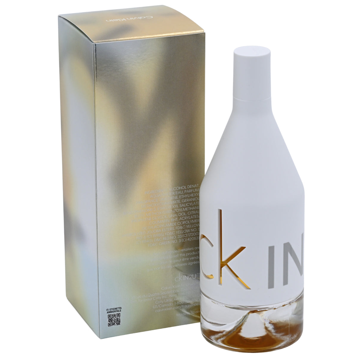 CK IN2U HER Calvin Klein Perfume edt women 3.3 / 3.4 oz IN 2 U NEW IN BOX 088300196814