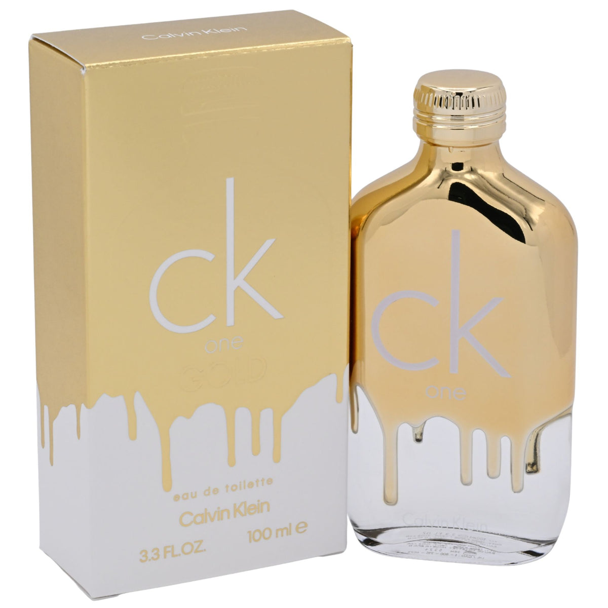 Ck one Gold by Calvin Klein for unisex EDT 3.3 / 3.4 oz New in Box 3614221537763