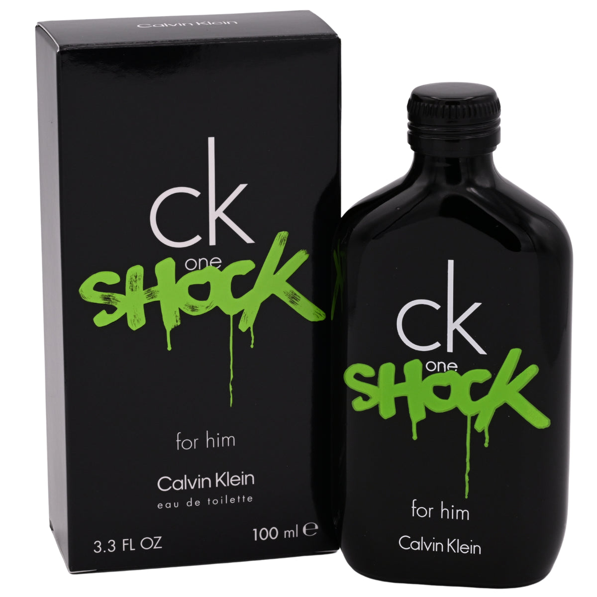 CK One Shock by Calvin Klein for Him 3.4 oz 3.3 Spray EDT NEW in BOX 3607342401341