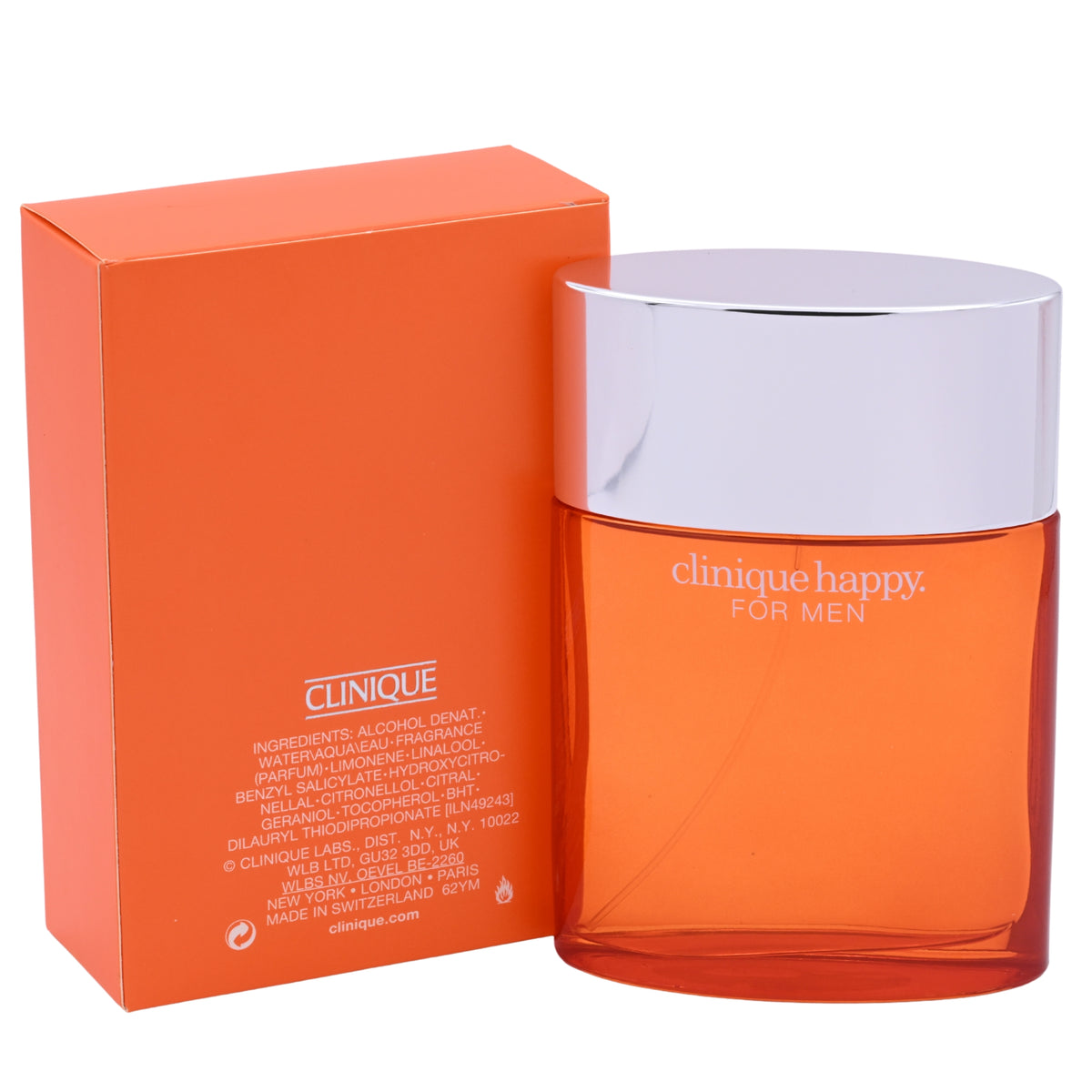CLINIQUE HAPPY by Clinique Cologne for Men EDT 3.4 oz New in Box 020714080310