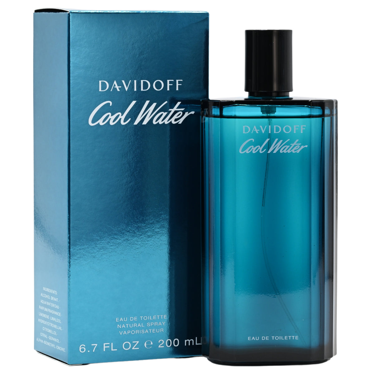 Cool Water by Davidoff Cologne for Men 6.7 oz 6.8 edt New in Box 3607342359789