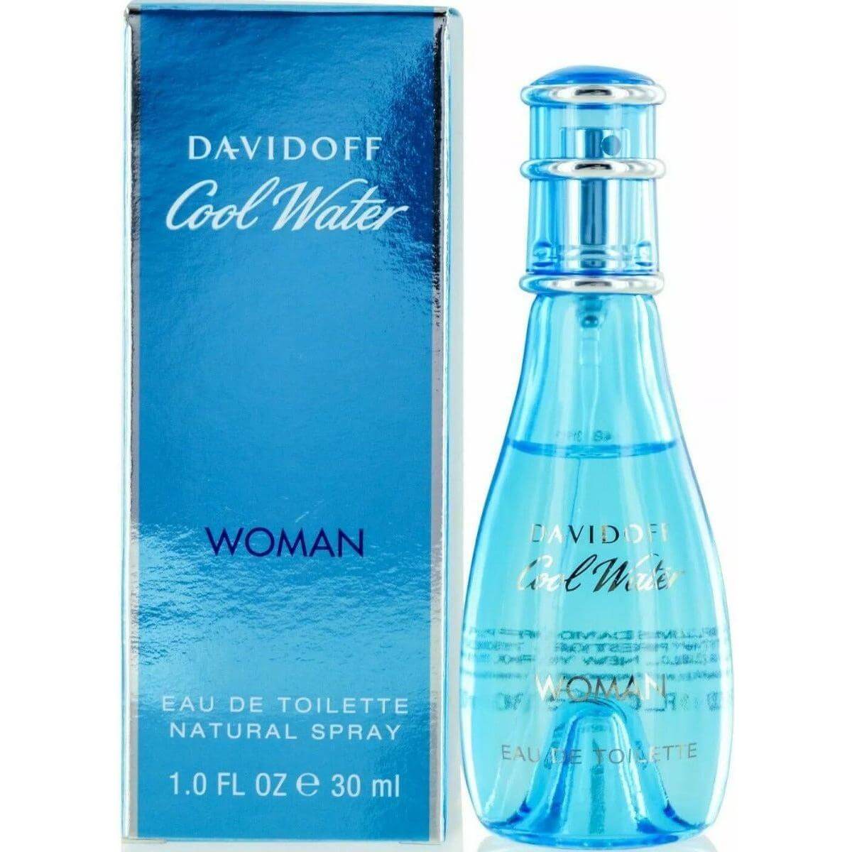 Cool Water by Davidoff for women EDT 1.0 oz New in Box 3414202011820