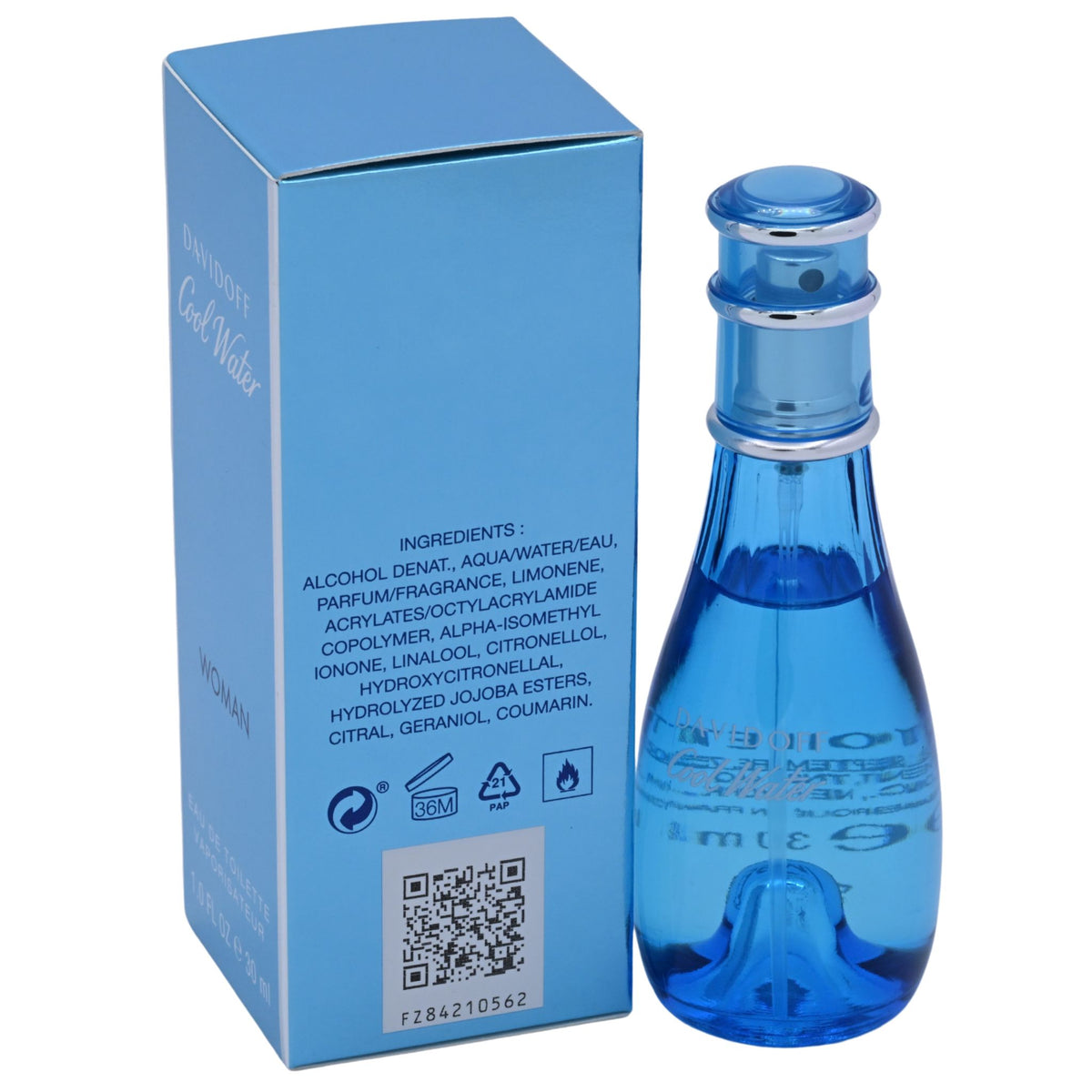 Cool Water by Davidoff for women EDT 1.0 oz New in Box 3414202011820