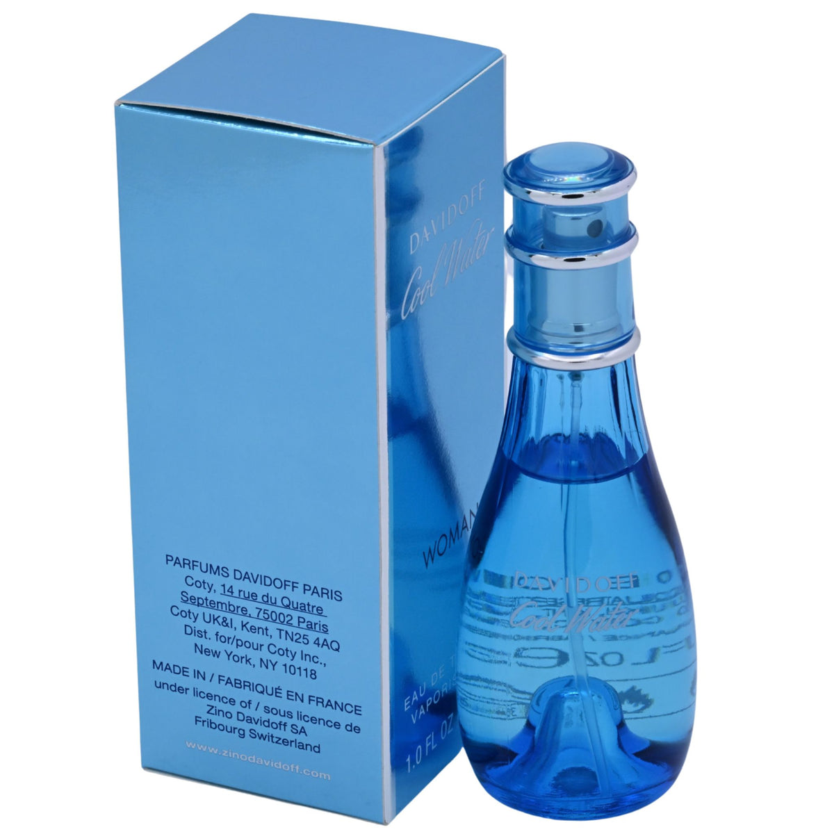 Cool Water by Davidoff for women EDT 1.0 oz New in Box 3414202011820