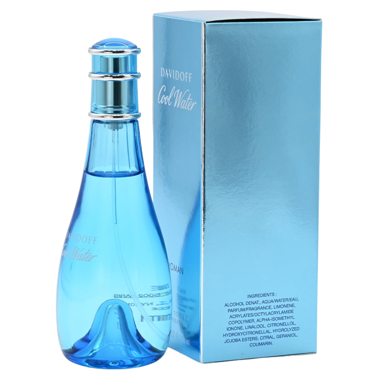 COOL WATER by Davidoff Perfume 3.3 / 3.4 oz EDT For Women New in Box 3414202011752