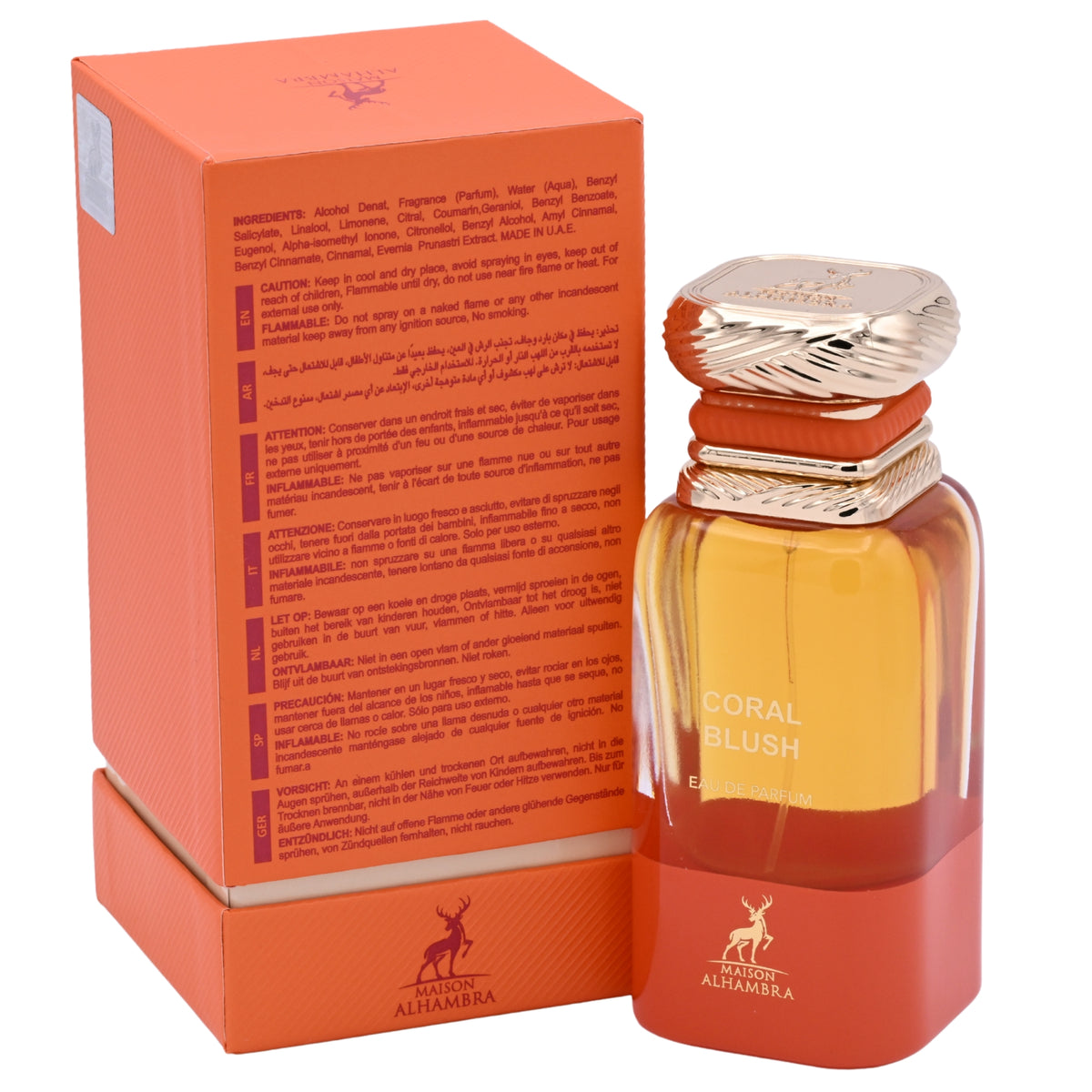 Coral Blush by Maison Alhambra perfume for unisex EDP 2.7 oz New in Box 6291108735787