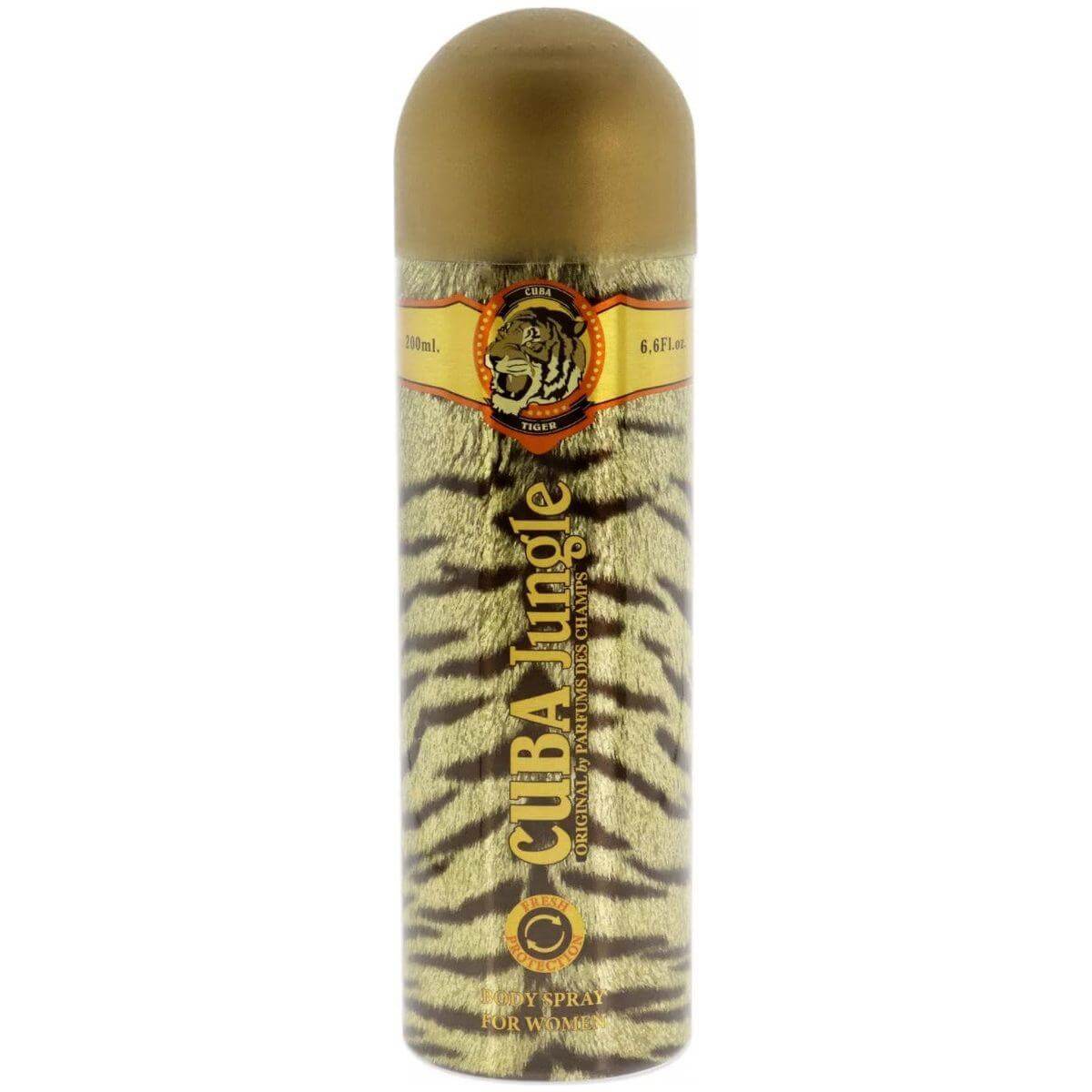 Cuba Jungle Tiger by Cuba Body Spray for women 6.6 oz New 5425017732778