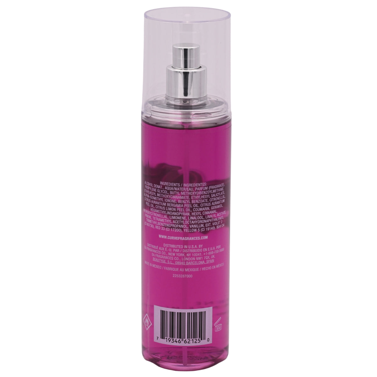 Curve Crush Fine Fragrance Mist Spray for Women 8.0 fl oz (236 ml) by Curve Fragrances 719346621250