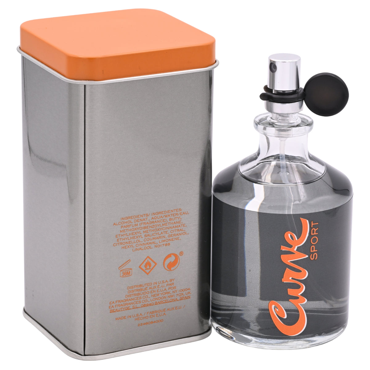 CURVE SPORT Men cologne edc 4.2 oz 4.0 NEW IN BOX 719346617307