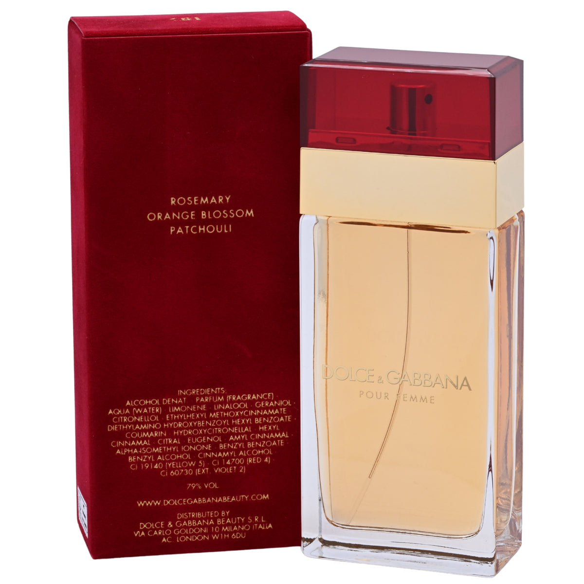 D & G Pour Femme Dolce & Gabbana 3.3 / 3.4 oz EDT Perfume for Women New In Box 8057971180394