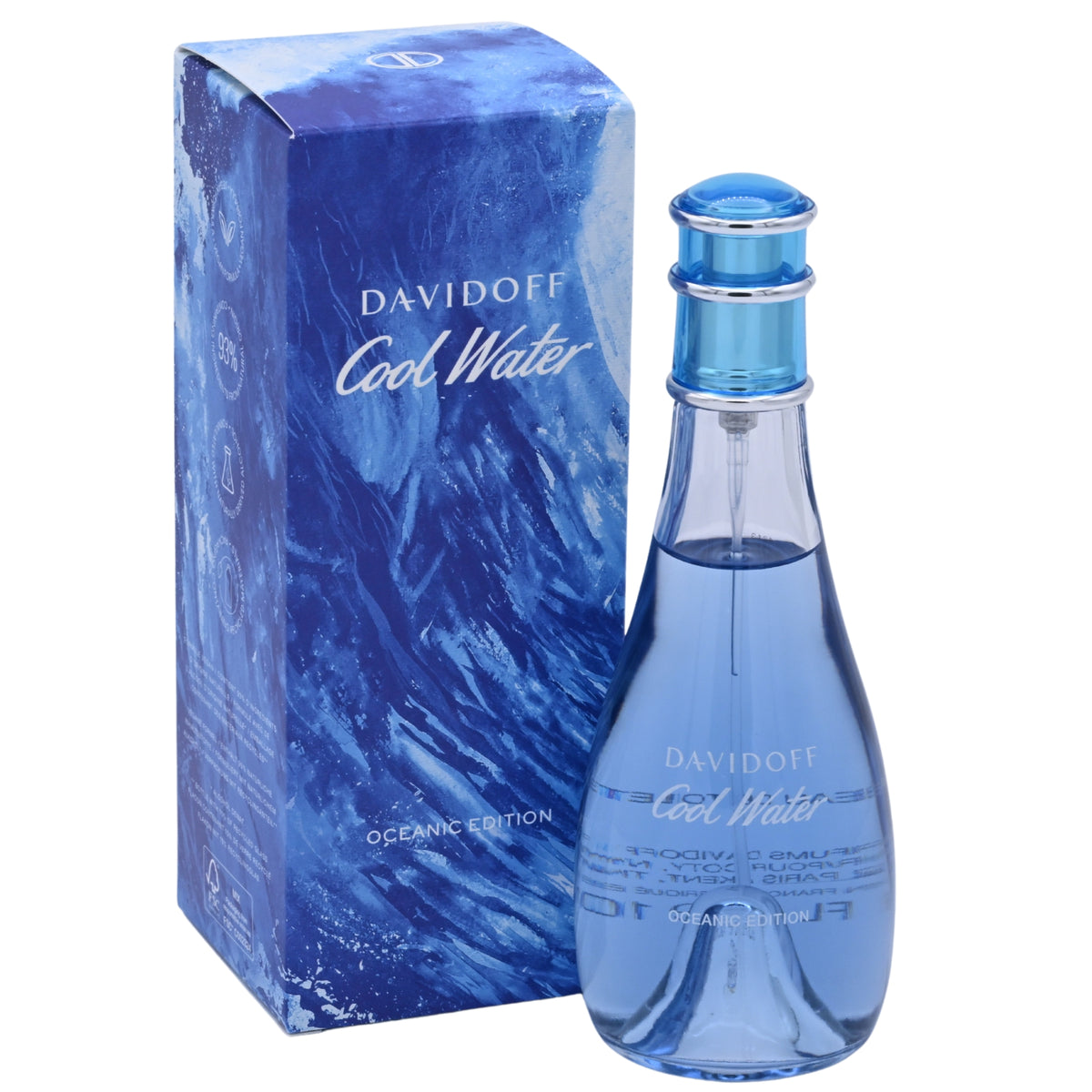 Davidoff Cool Water Oceanic Edition Eau de Toilette Spray for Women 3.3 oz (100 ml) by Davidoff 3616303467388