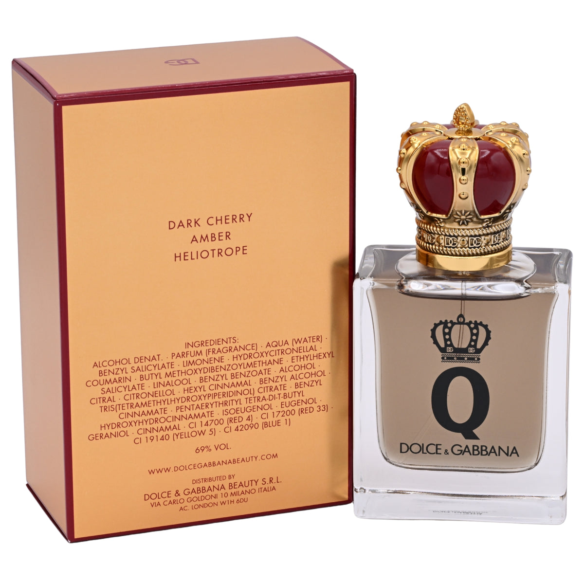 Dolce & Gabbana Q Intense Eau de Parfum (EDP) Spray for Women 1.7 oz / 50 ml - New in Box 8057971187843