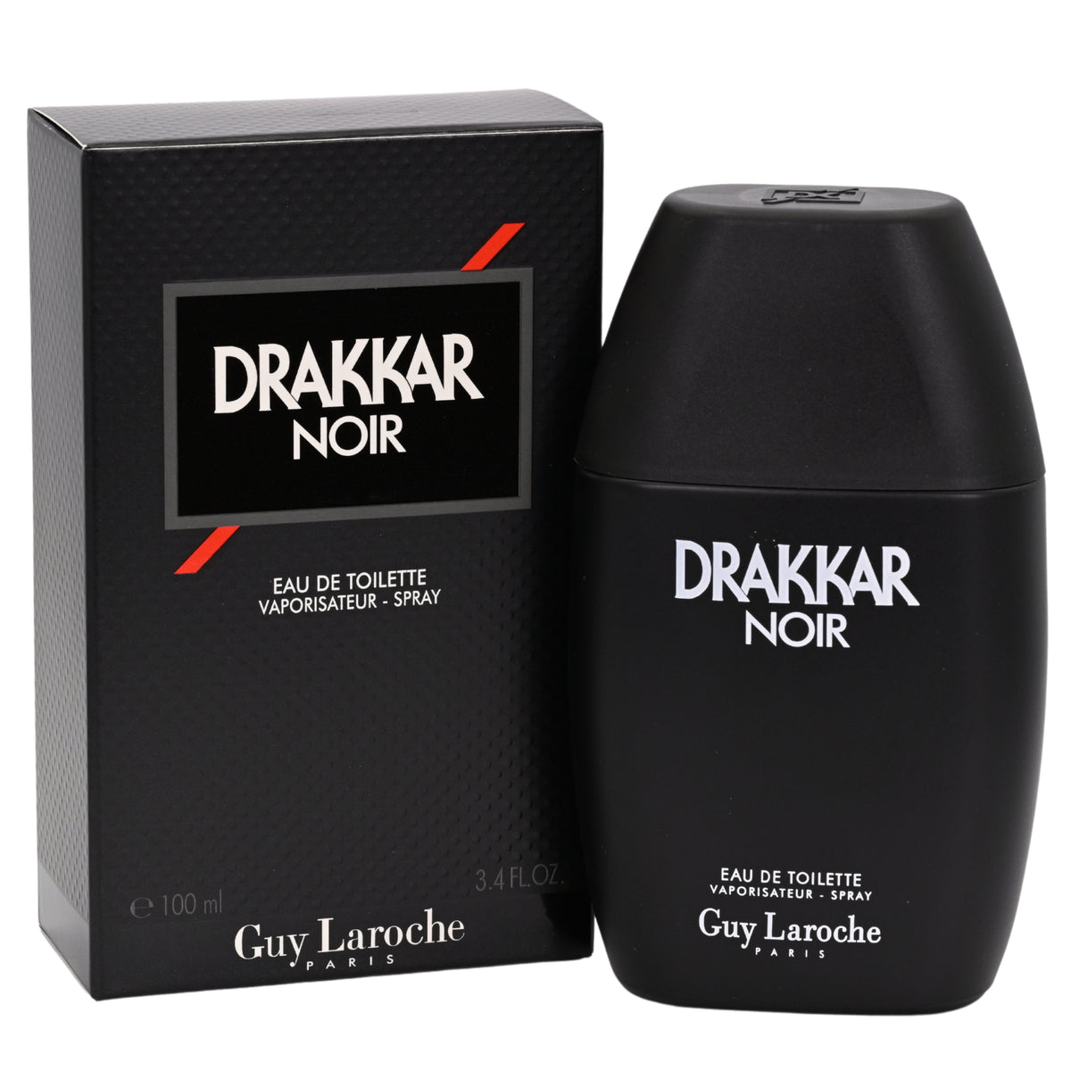 DRAKKAR NOIR by Guy Laroche 3.4 / 3.3 oz EDT For Men New in Box 3360372009436