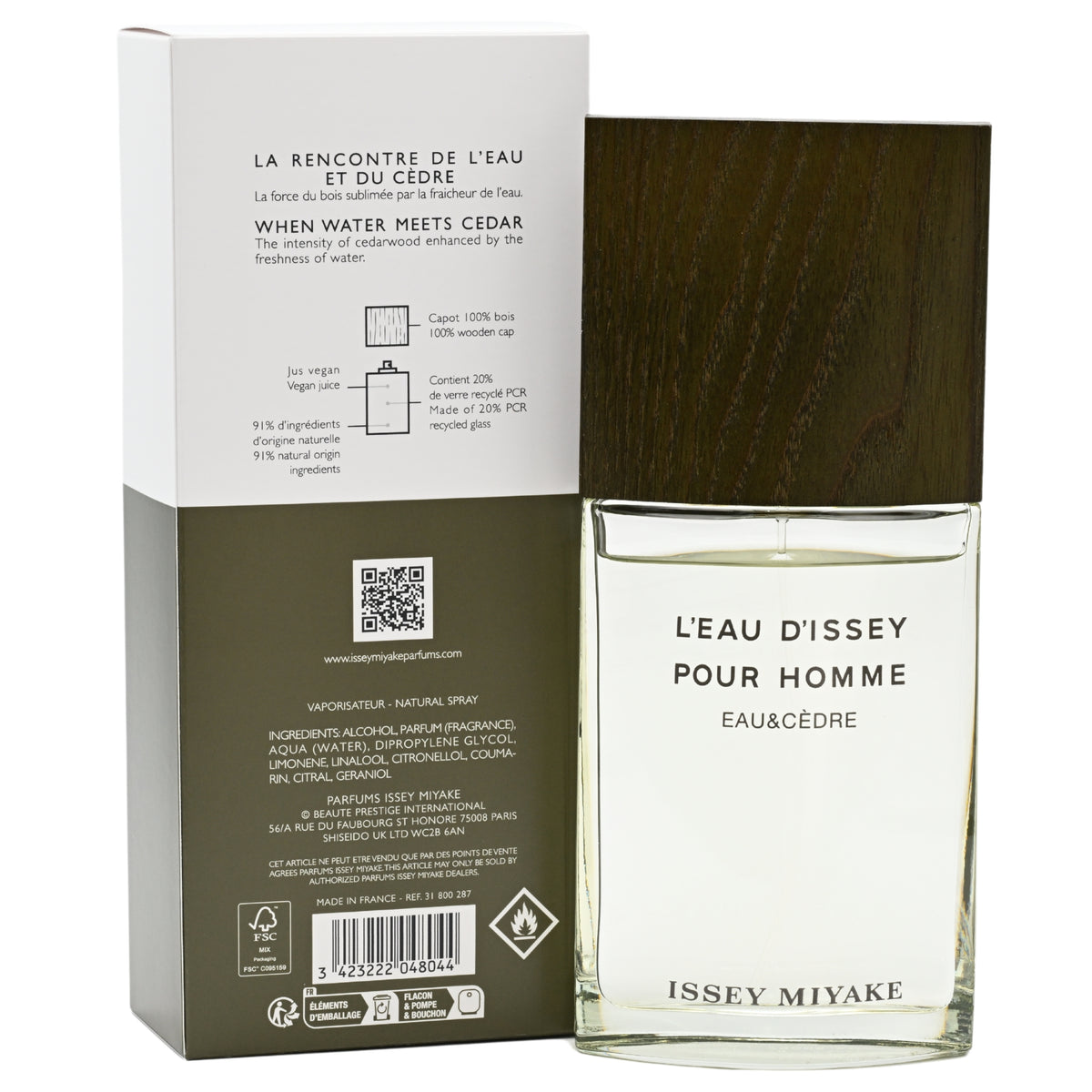 Eau & Cedre by Issey Miyake cologne for men EDT Intense 3.3 / 3.4 oz New in Box 3423222048044