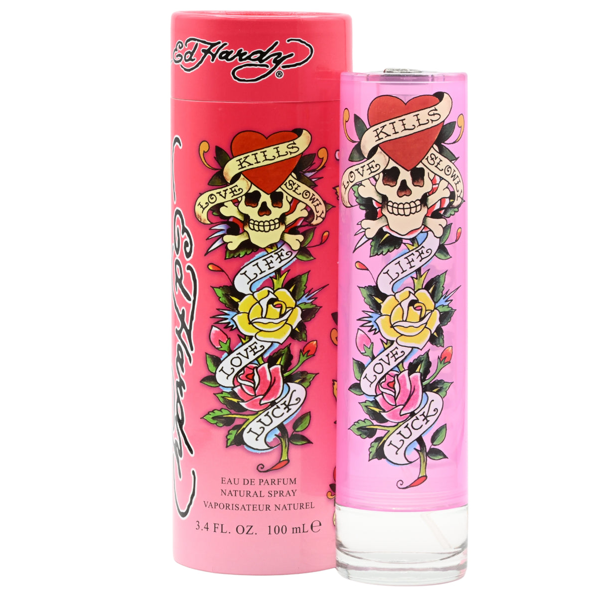 Ed Hardy Love Kills Slowly Christian Audigier EDP Spray 3.4 oz for Women NEW in BOX 094922794536