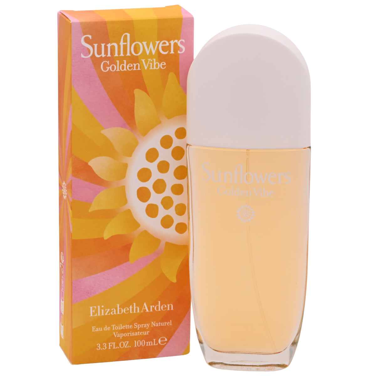 Elizabeth Arden Sunflowers Golden Vibe Eau de Toilette Spray for Women 3.3 oz (100 ml) New in Box 085805378608