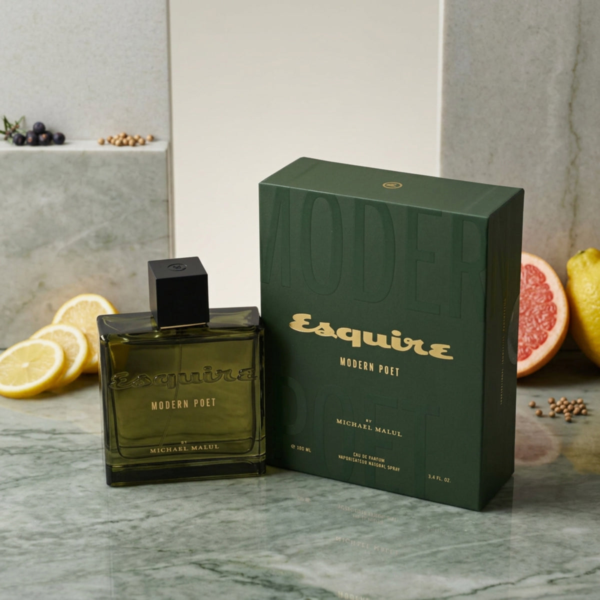 Esquire Modern Poet by Michael Malul for men EDP 3.3 / 3.4 oz New in Box 710497541084