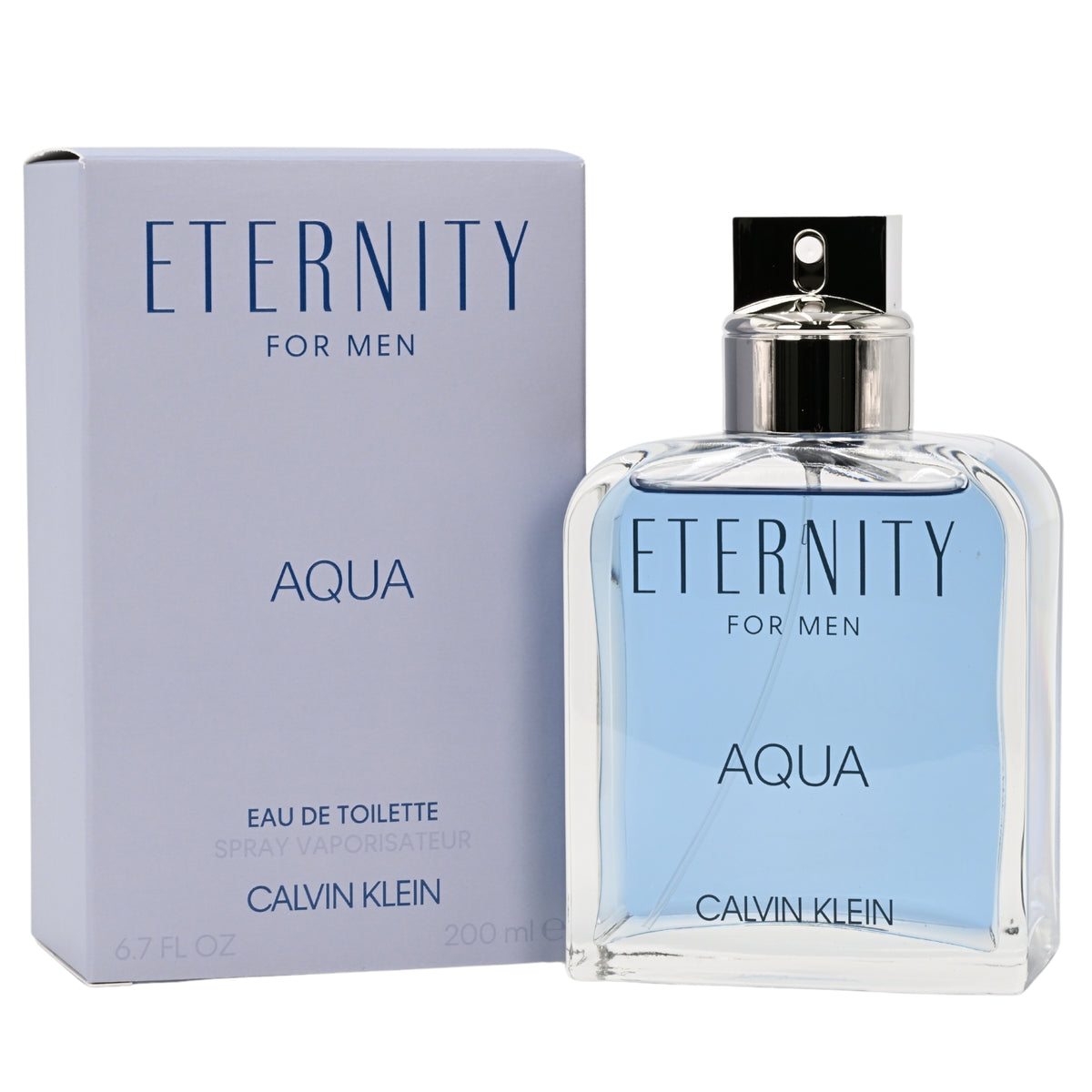 ETERNITY AQUA by Calvin Klein Cologne for Men EDT 6.7 / 6.8 oz New In Box 3607342378353