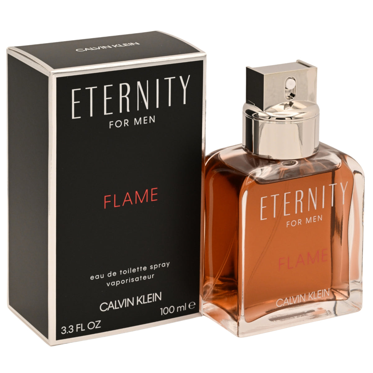 ETERNITY FLAME by Calvin Klein cologne for Men EDT 3.3 / 3.4 oz New in Box 3614225670435