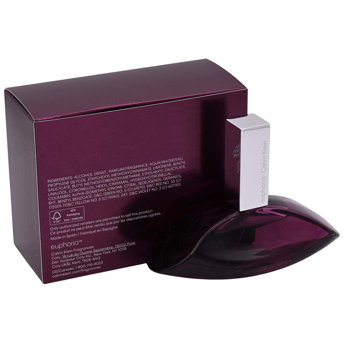 EUPHORIA by Calvin Klein 1.6 / 1.7 oz EDP Perfume For Women New in Box 088300162543