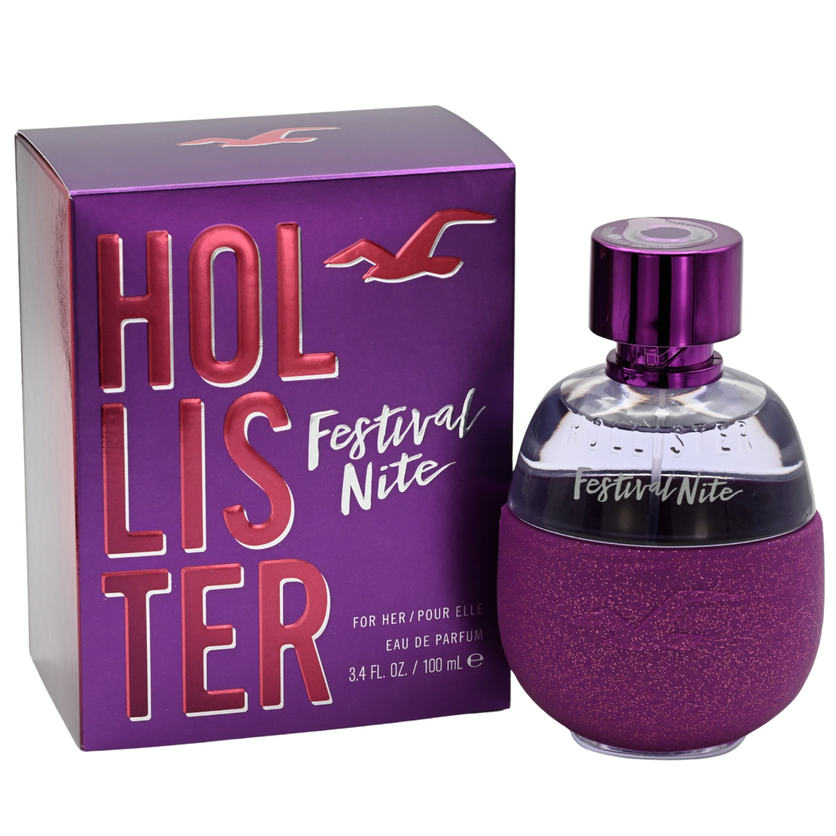 Festival Night By Hollister California perfume for her edp 3.3 / 3.4 oz New In Box 085715268112
