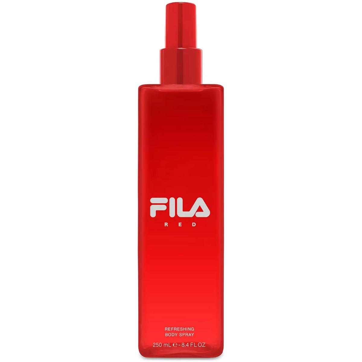 Fila Red by Fila body spray for men 8.4 oz New 843711262431