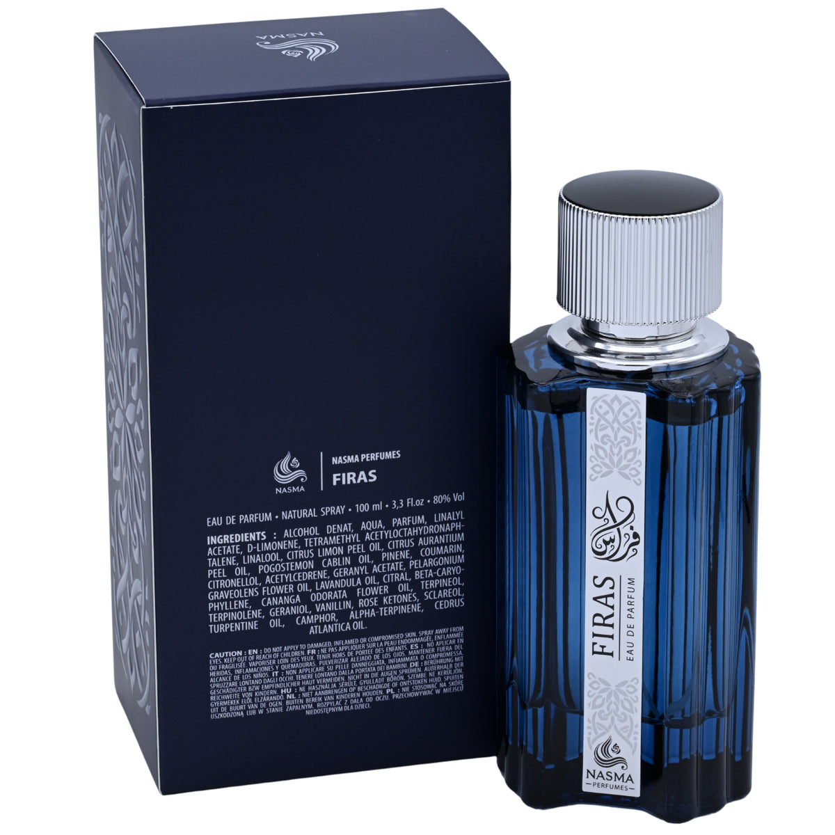 Firas by Nasma cologne for men EDP 3.4 oz New in Box 5425039224497