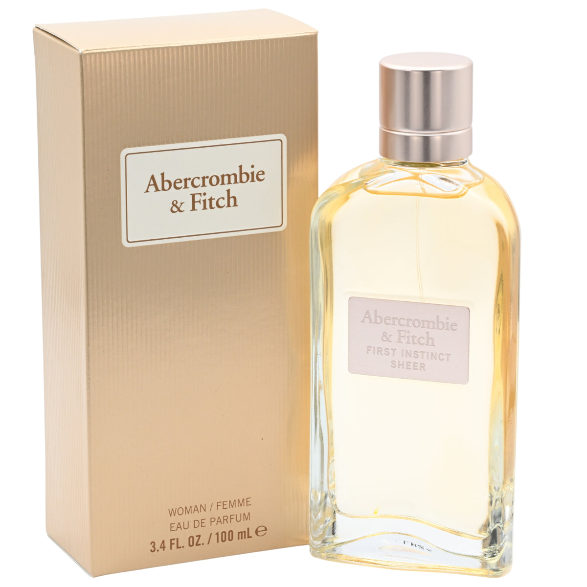 First Instinct Sheer Abercrombie & Fitch perfume women EDP 3.4 oz New In Box 085715167613