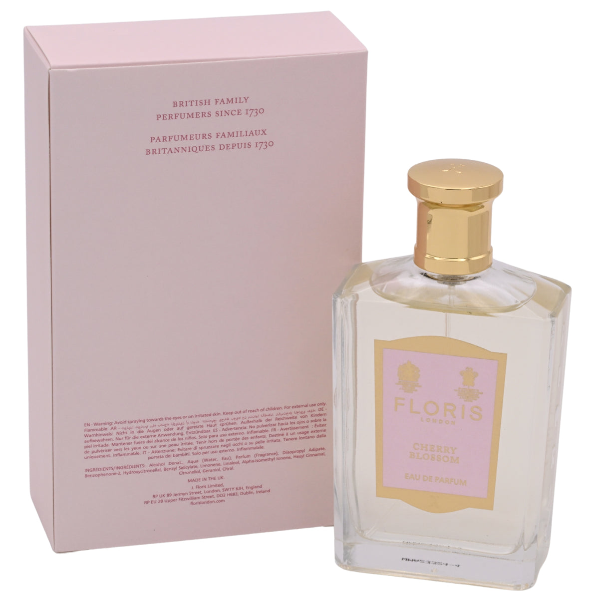 Floris Cherry Blossom Eau de Parfum Spray for Women 3.4 oz (100 ml) - New Retail Box 886266371043