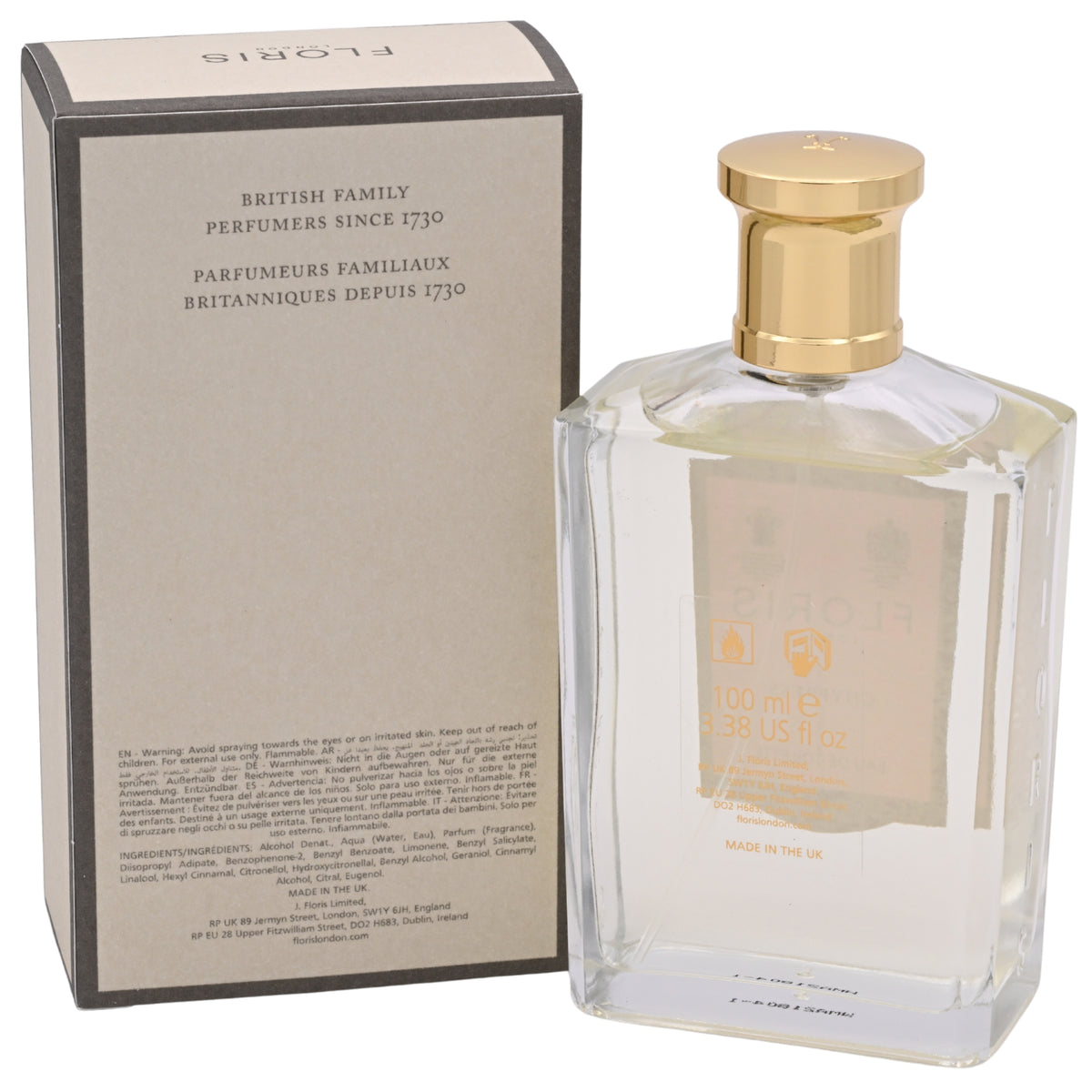 Floris Chypress Eau de Toilette Spray for Men 3.4 oz (100 ml) New Retail Box 886266591144