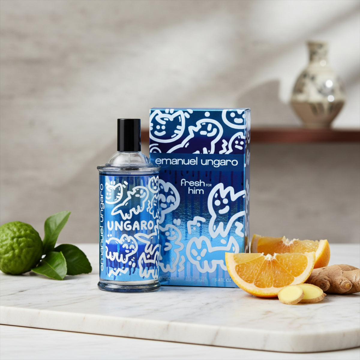Fresh for Him by Emanuel Ungaro cologne for men EDT 3.3 / 3.4 oz New in Box 8052086379749