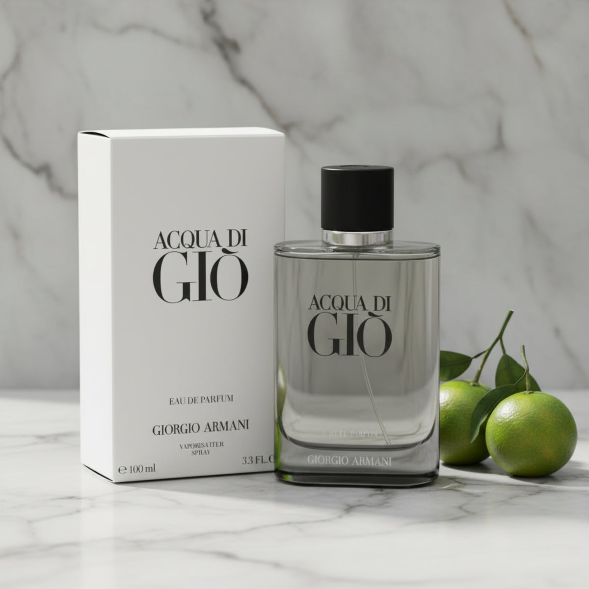 Giorgio Armani Acqua di Giò Pour Homme Eau de Parfum Spray for Men, 3.3/3.4 oz (100 ml) 3614273954341