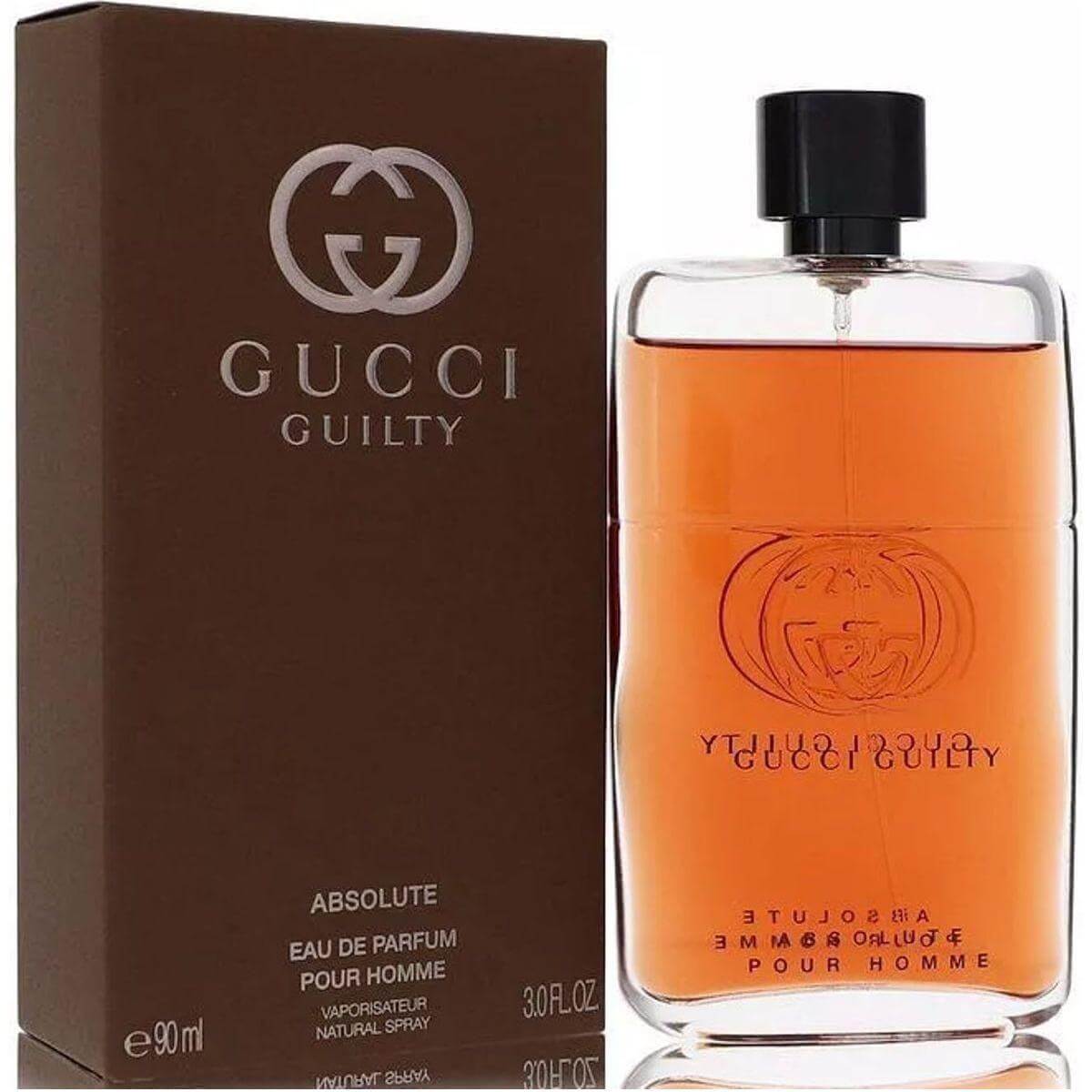 Gucci Guilty Absolute by Gucci cologne for men EDP 3.0 oz New in Box 8005610344157