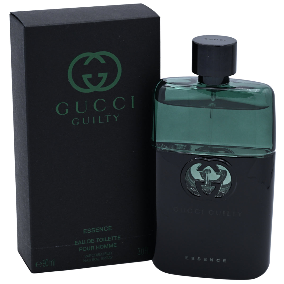Gucci Guilty Essence Pour Homme by Gucci Eau de Toilette Spray for Men 3.0 fl oz (90 ml) 3616305820846