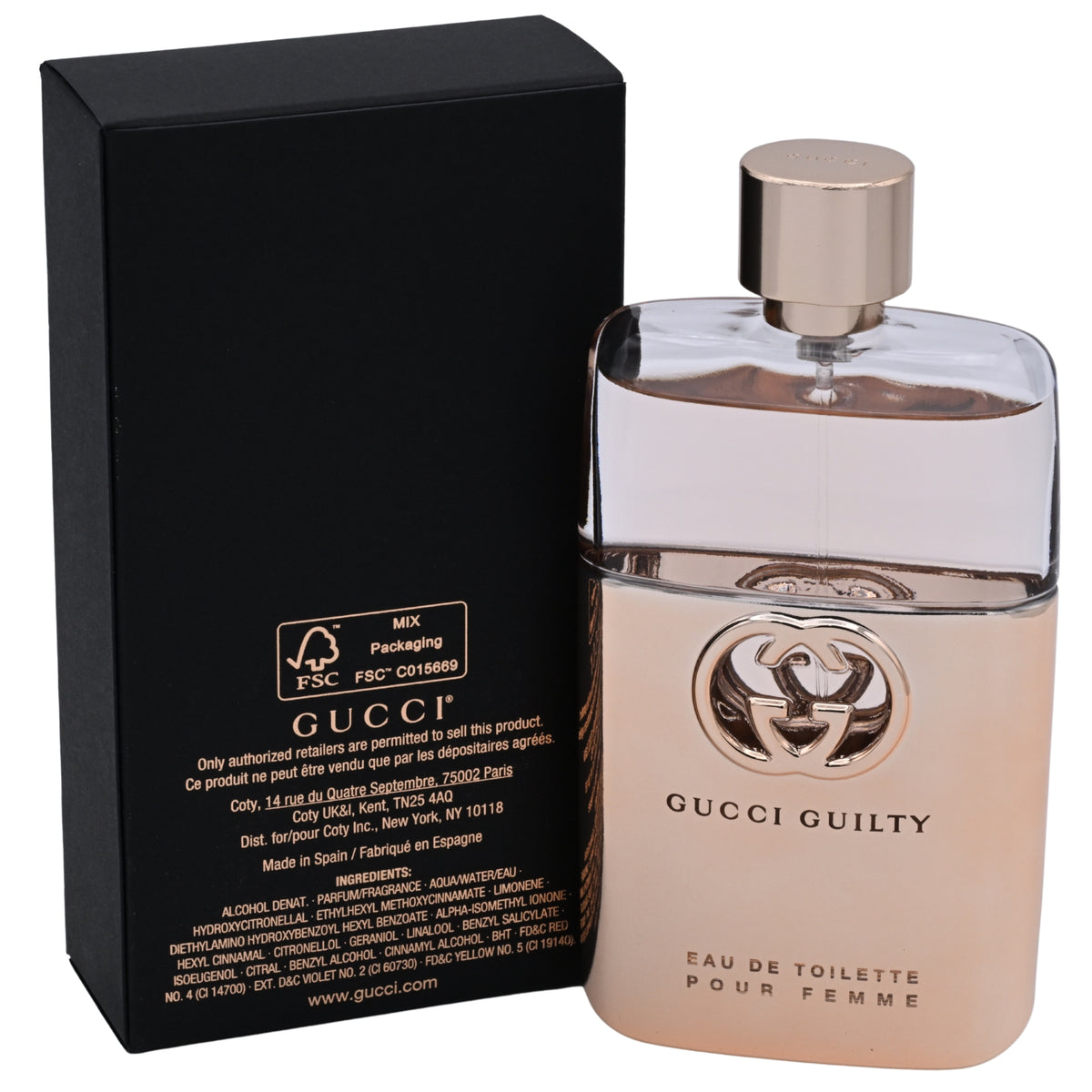 Gucci Guilty Pour Femme by Gucci EDT 3.0 oz New in Box 3616301976141