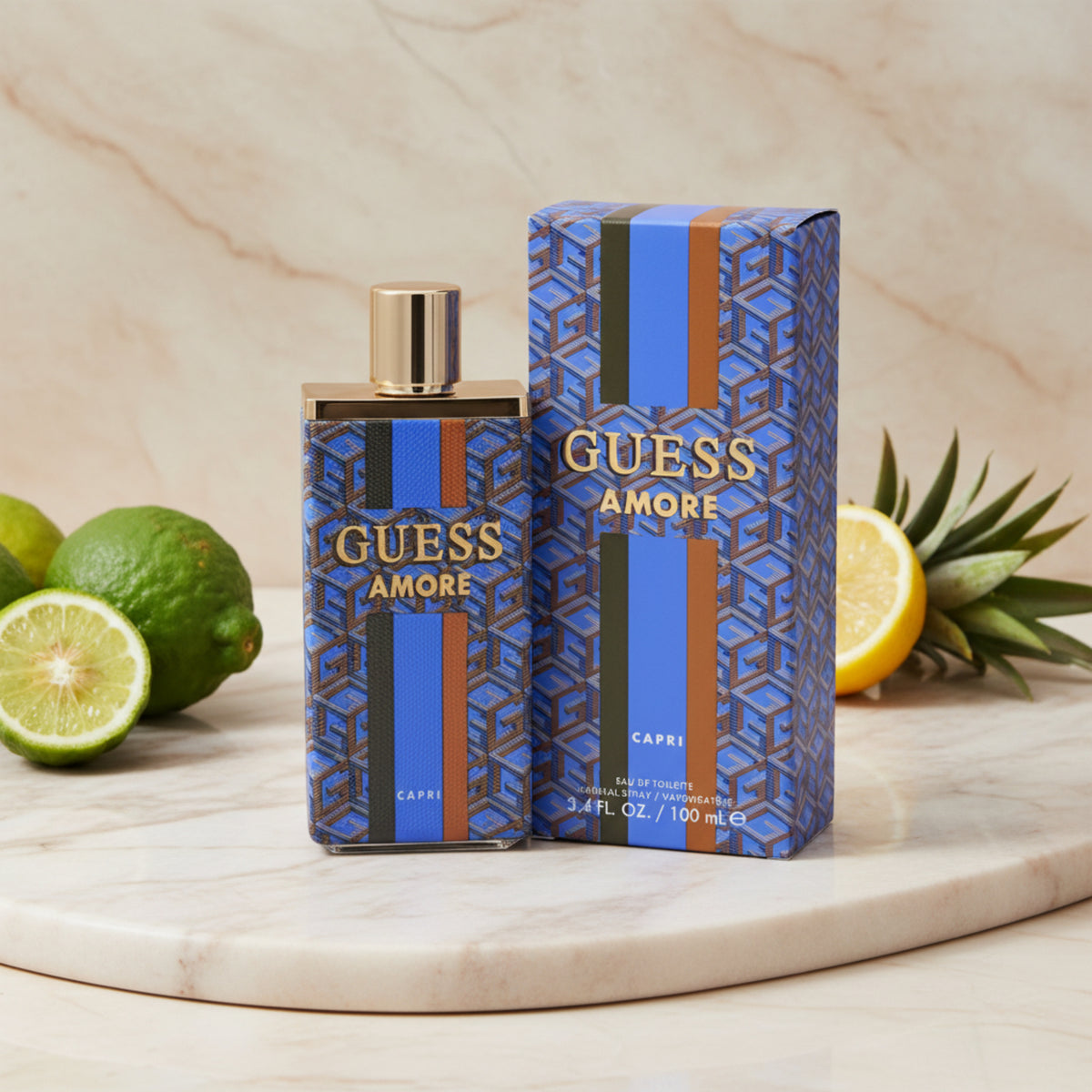 Guess Amore Capri Eau de Toilette (EDT) Unisex Spray 3.4 oz New in Retail Box 085715323590