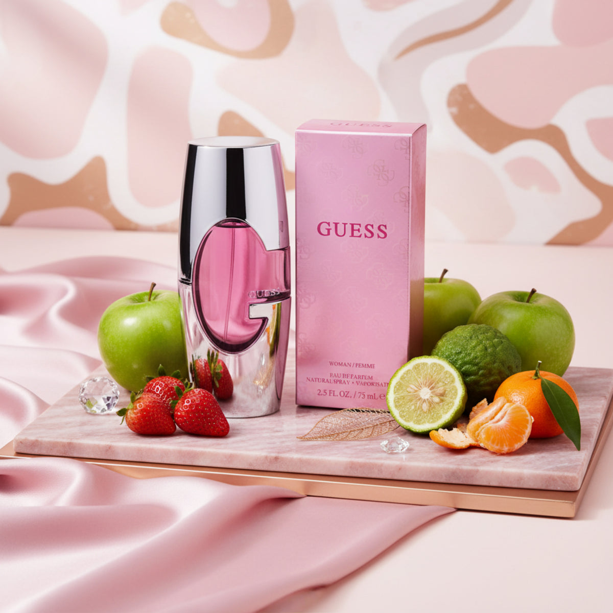 Guess by Guess EDP Perfume Women Pink Bottle 2.5 oz Brand New In Box 3607341792068