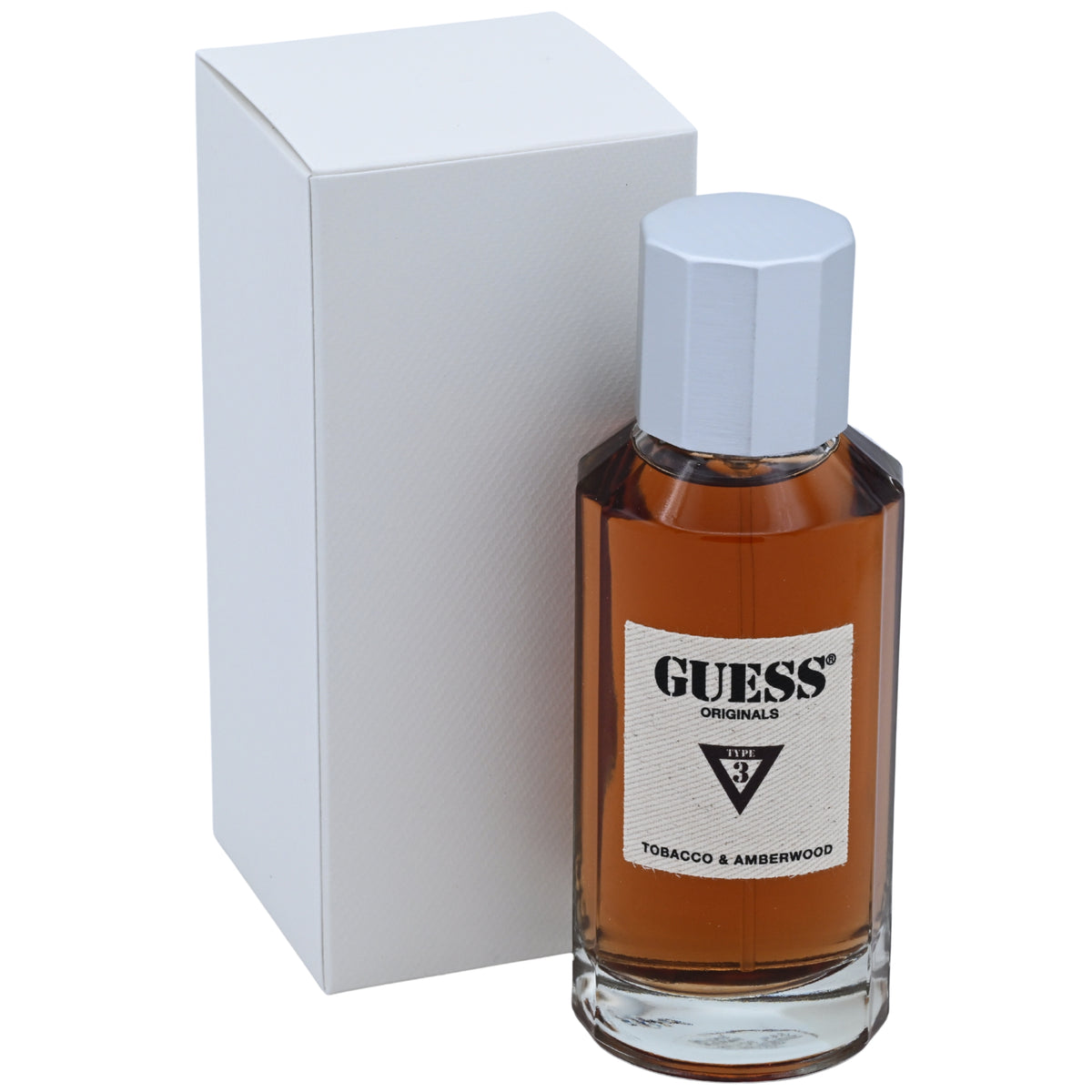 Guess Originals Type 3 Tobacco & Amberwood Eau de Parfum Spray for Men 3.4 oz (100 ml) 085715323217