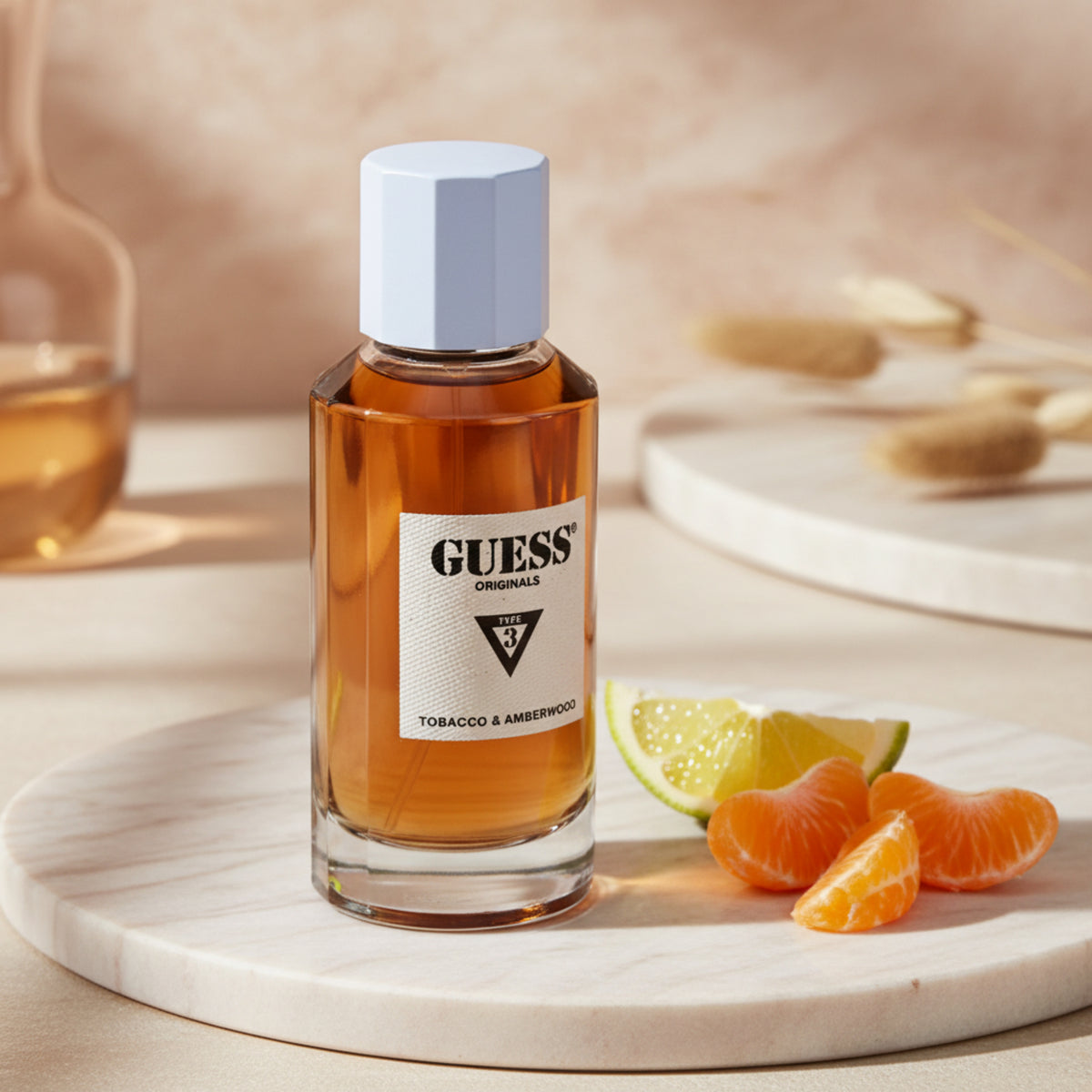 Guess Originals Type 3 Tobacco & Amberwood Eau de Parfum Spray for Men 3.4 oz (100 ml) 085715323217