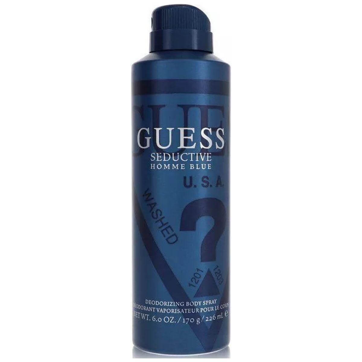 Guess Seductive Blue by Guess deodorant body spray for men 6.0 oz New 085715320483