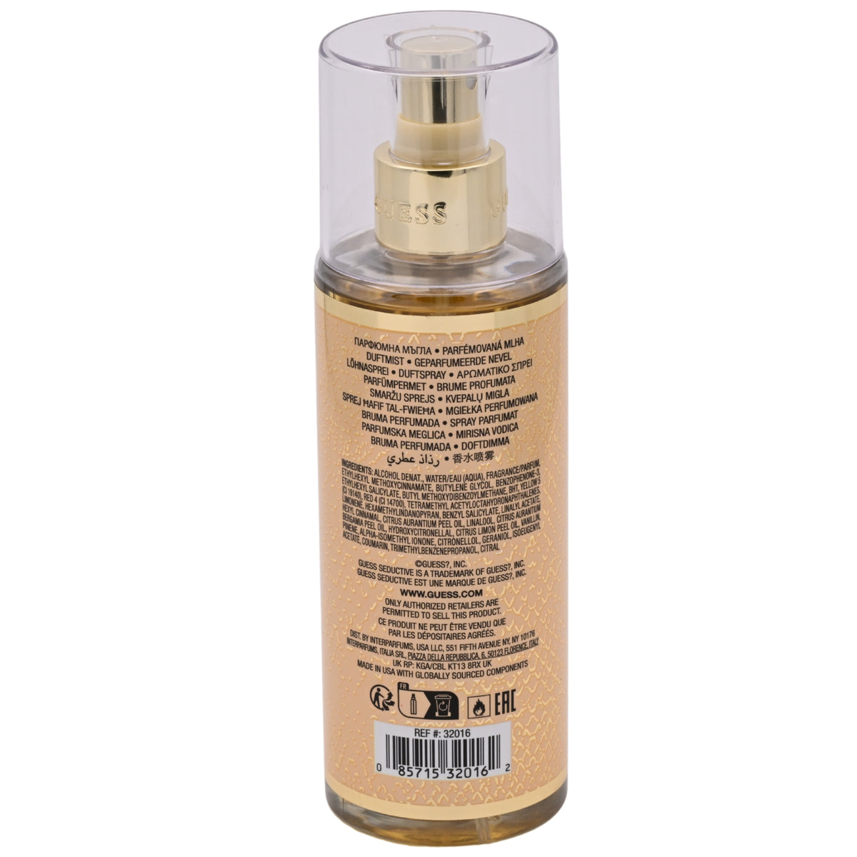 Guess Seductive Fragrance Mist Spray for Women 8.4 fl oz by Guess 085715320162