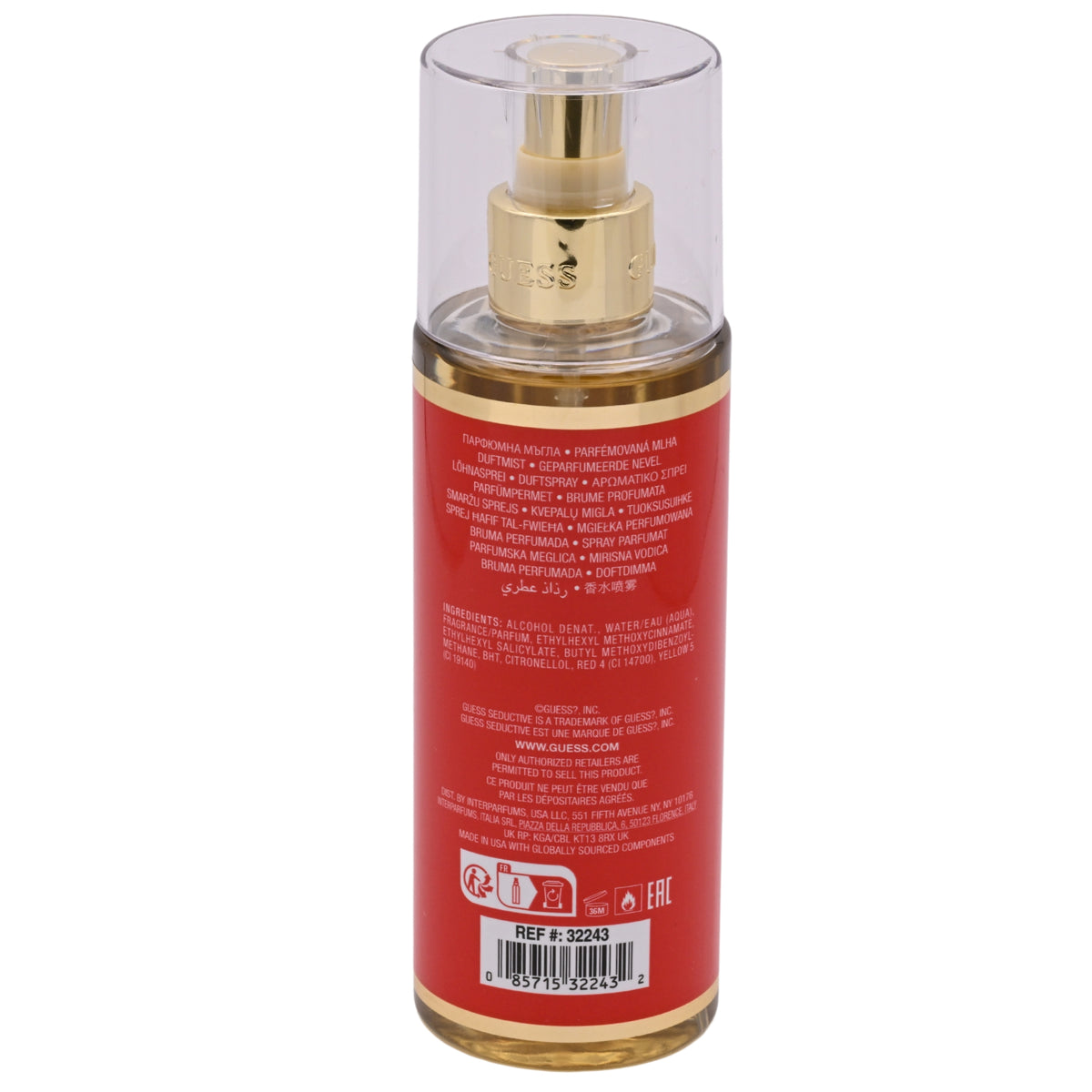 Guess Seductive Red Fragrance Mist Spray for Women 8.4 fl oz by Guess 085715322432