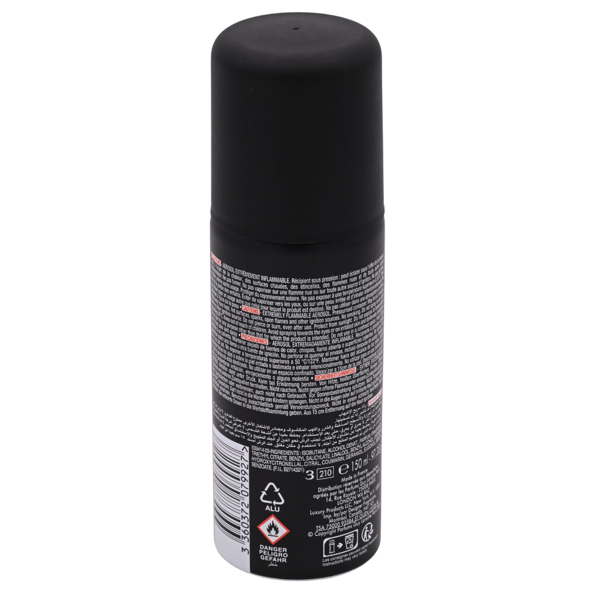 Guy Laroche Drakkar Noir Sensation Tonique Deodorant Spray for Men, 3.4 oz (New) 3360372079927